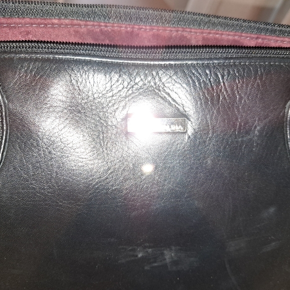 Perlina Black Leather large tote bag - Picture 5 of 5